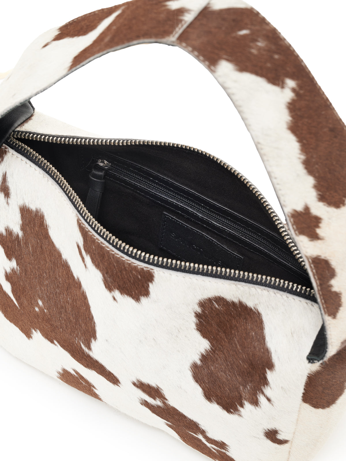 Midnight Cow-Print Bag