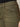Close-up of a person wearing the sculpted brook bootcut pant in kalamata by Sanctuary Clothing, showing olive green fabric, visible stitching, front pocket details with a metal rivet, and a partially visible black top at the waist.