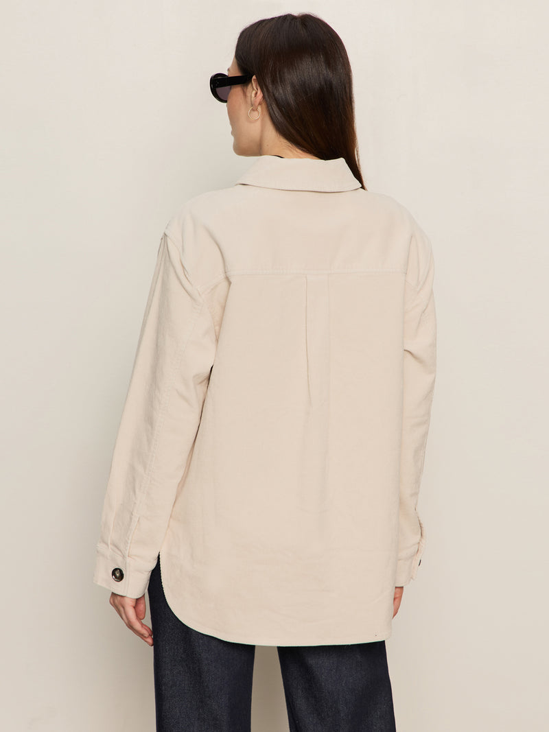 The Corduroy Shacket Mother Of Pearl alt 3