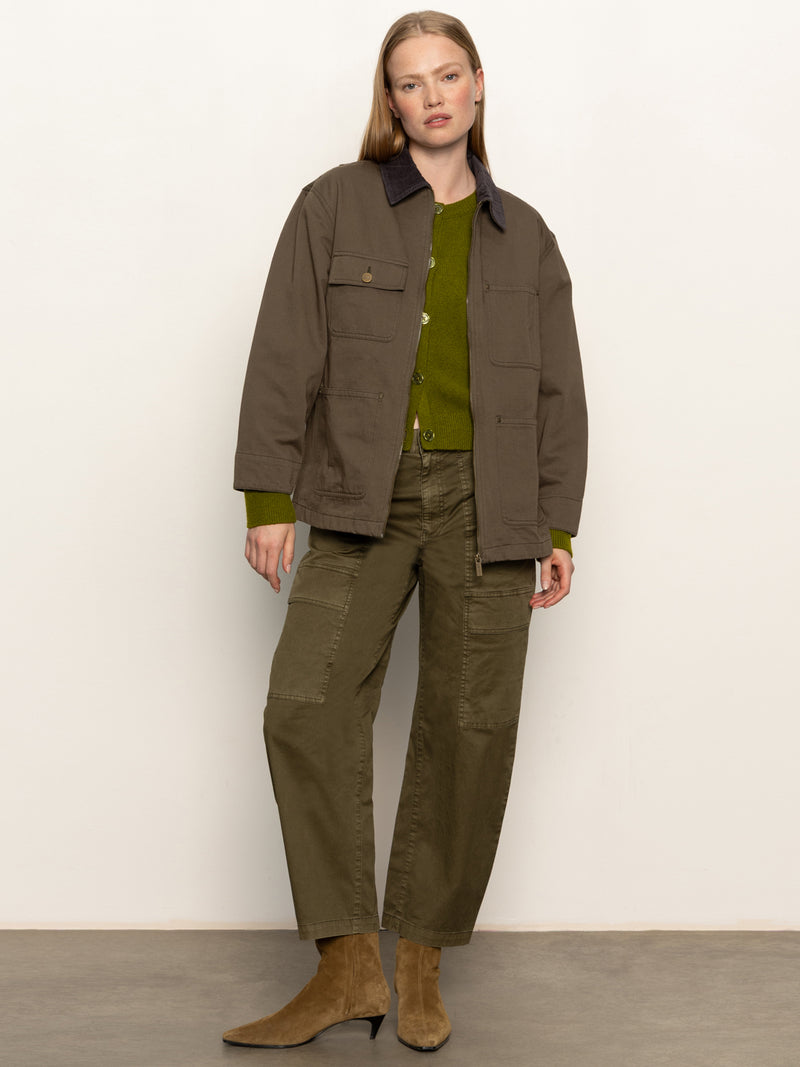 Barn Jacket Burnt Olive alt 4