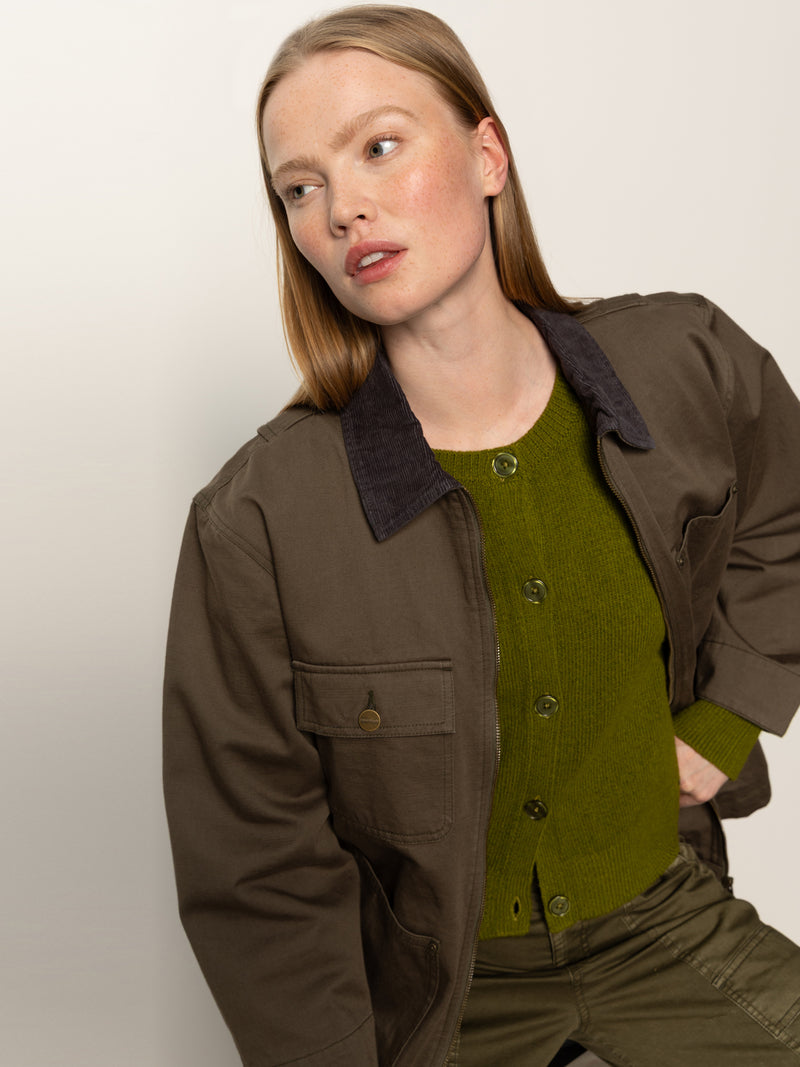 Barn Jacket Burnt Olive alt 6
