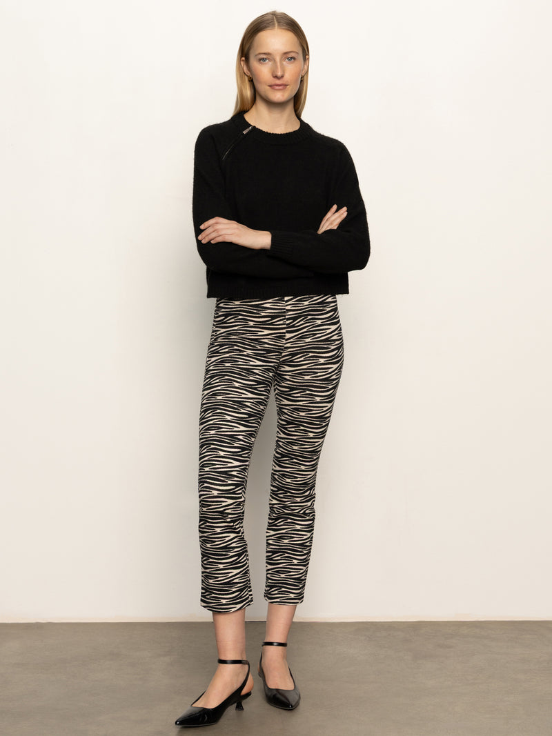 Carnaby Kick Crop Legging Fluid Zebra alt 4