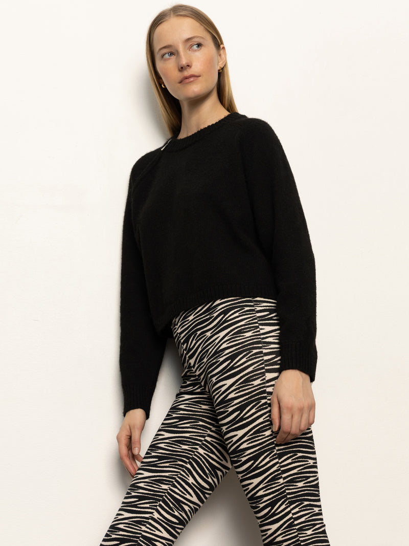 Carnaby Kick Crop Legging Fluid Zebra alt 5