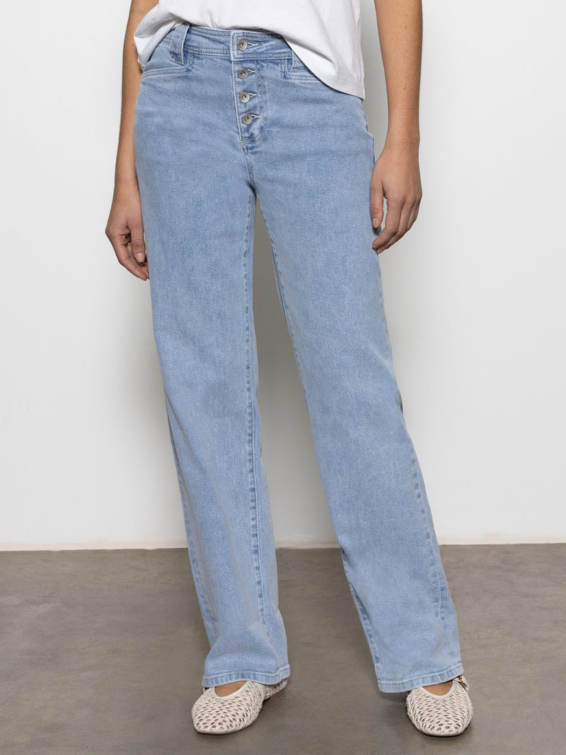 Luna Cuffed Standard Rise Jeans Blue Moonlight alt 1