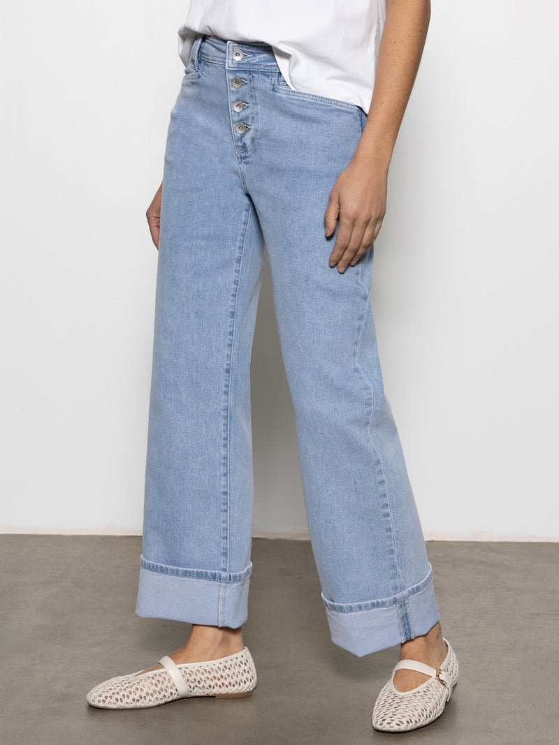 Luna Cuffed Standard Rise Jeans Blue Moonlight alt 3