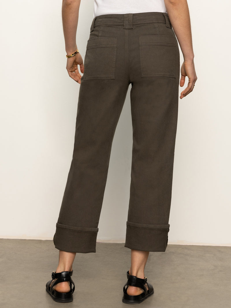 Luna Cuffed Standard Rise Jeans Kalamata alt 2