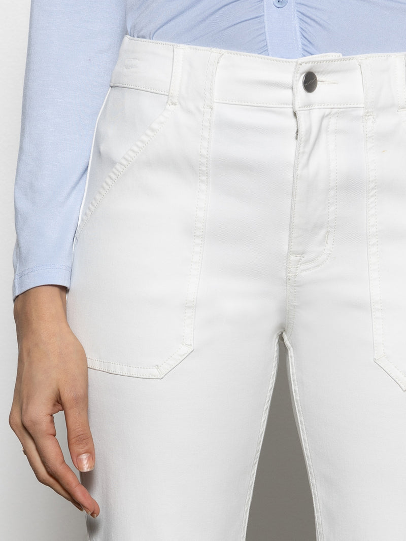 Sculpted Hayden Straight Crop Standard Rise Pant Brilliant White alt 3