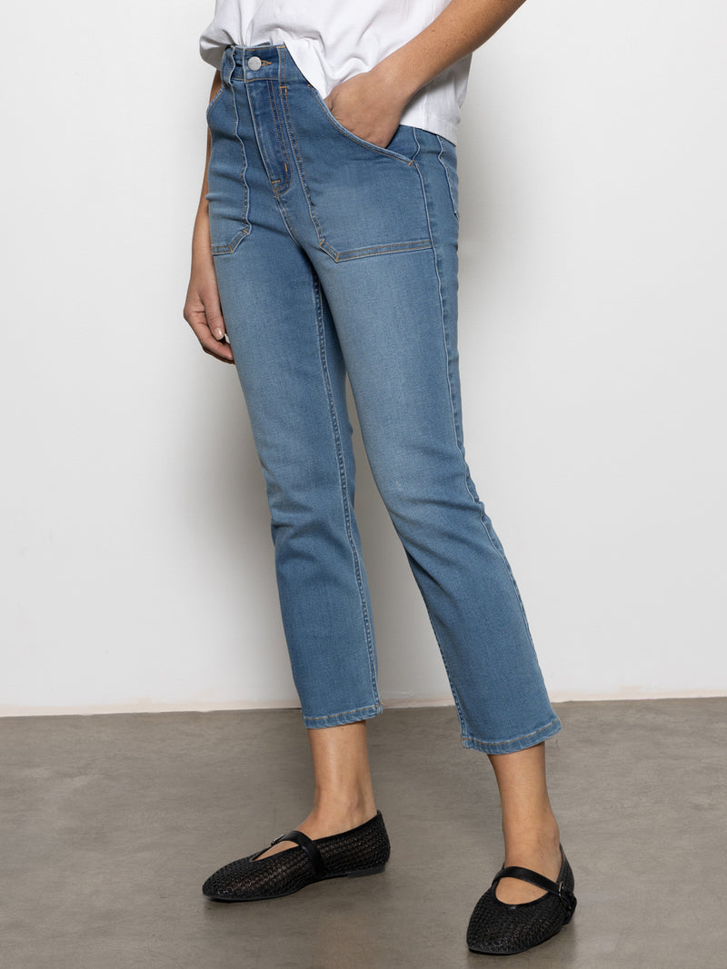 Sculpted Hayden Standard Rise Straight Crop Pants Best In Show alt 2