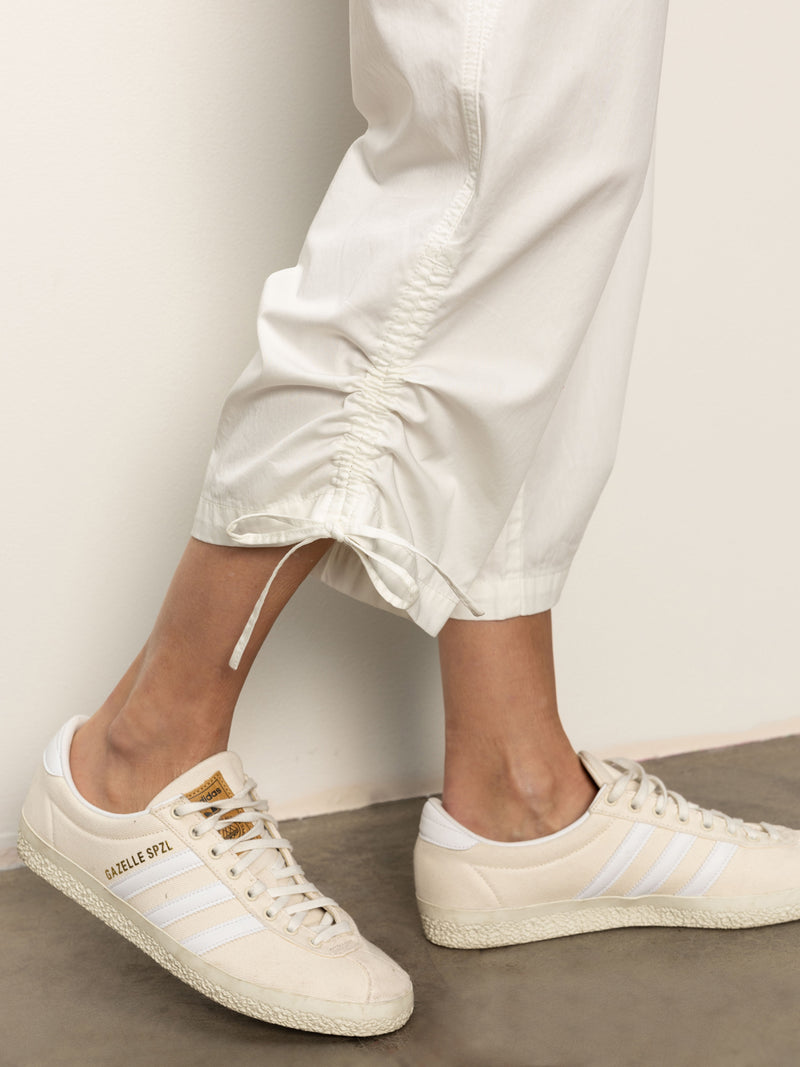 Utility High Rise Capri Pant Bleached White alt 2