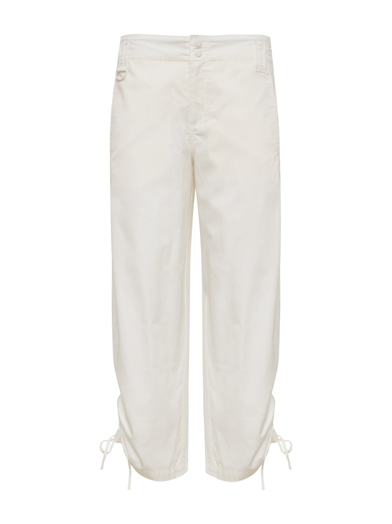 Utility High Rise Capri Pant Bleached White alt 6