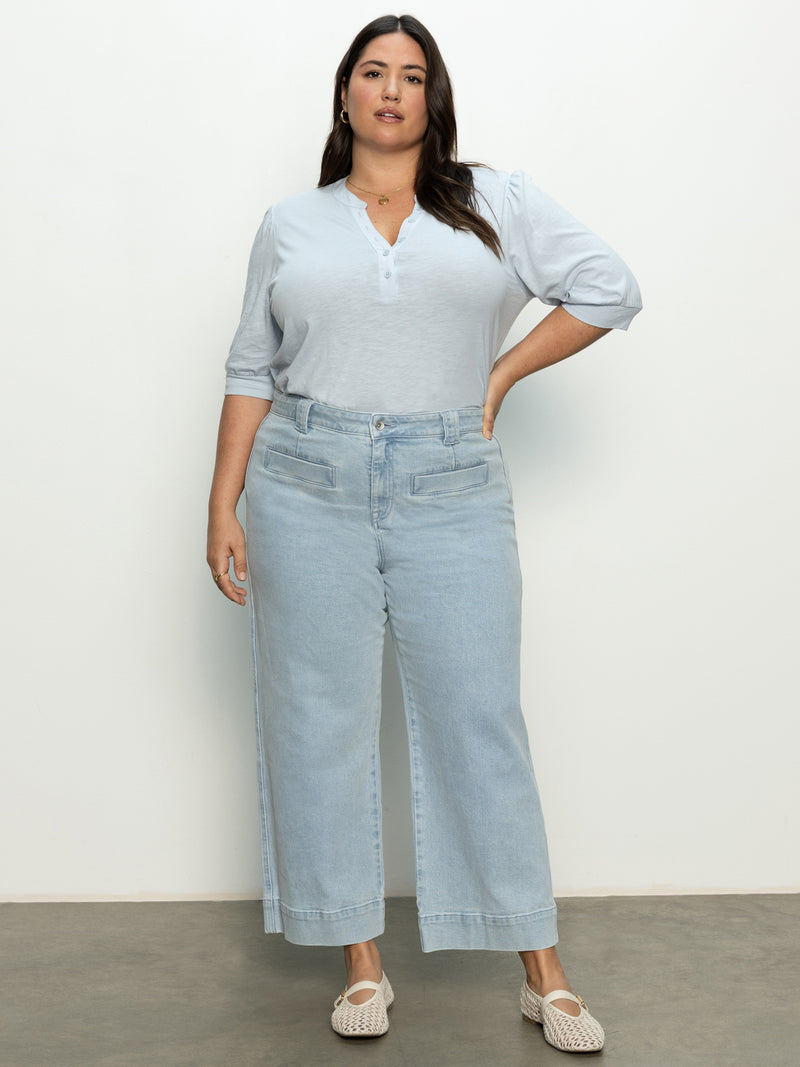 Voyage Standard High Rise Crop Jeans Winner's Circle Extended Sizing alt 3