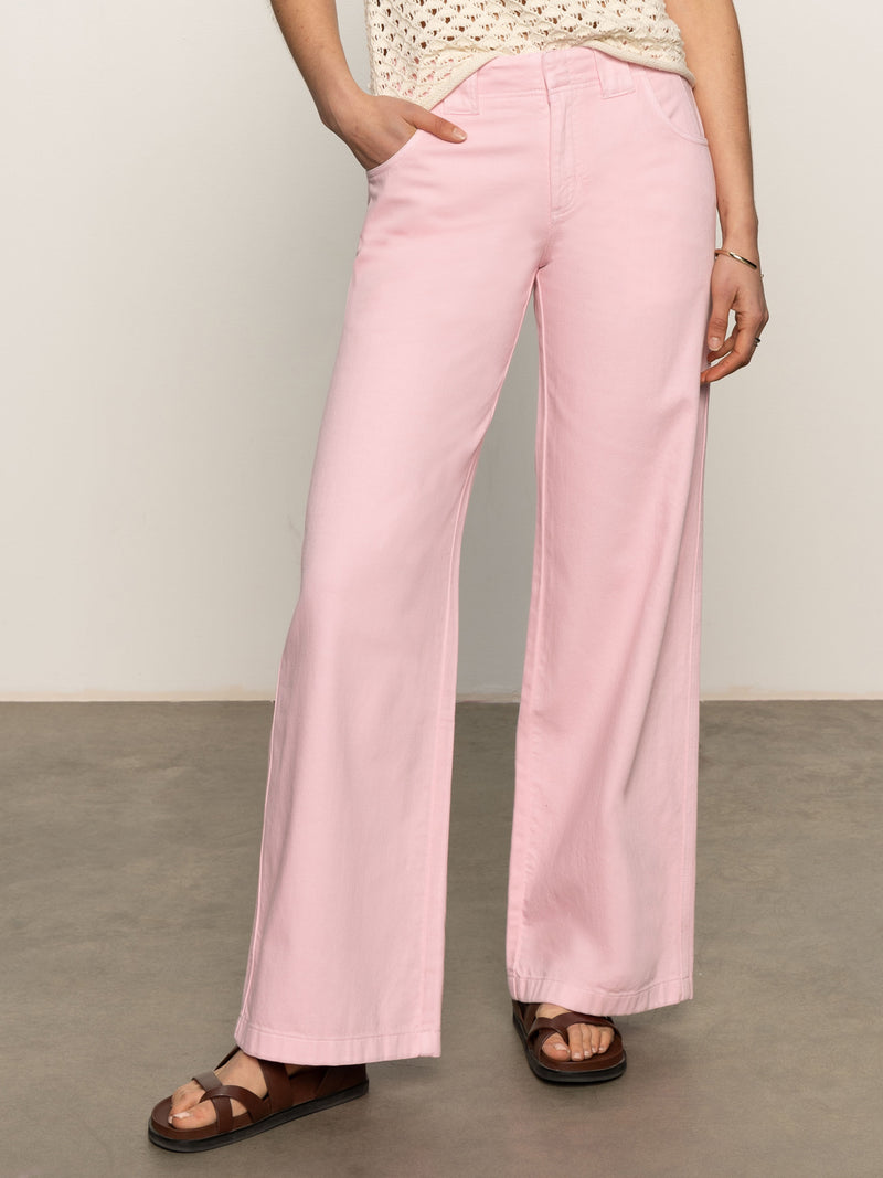 Arden Wide Leg Jeans Washed Cherry Blossom alt 4