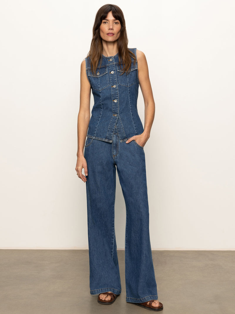 Arden Wide Leg Jeans Perfect Storm alt 5
