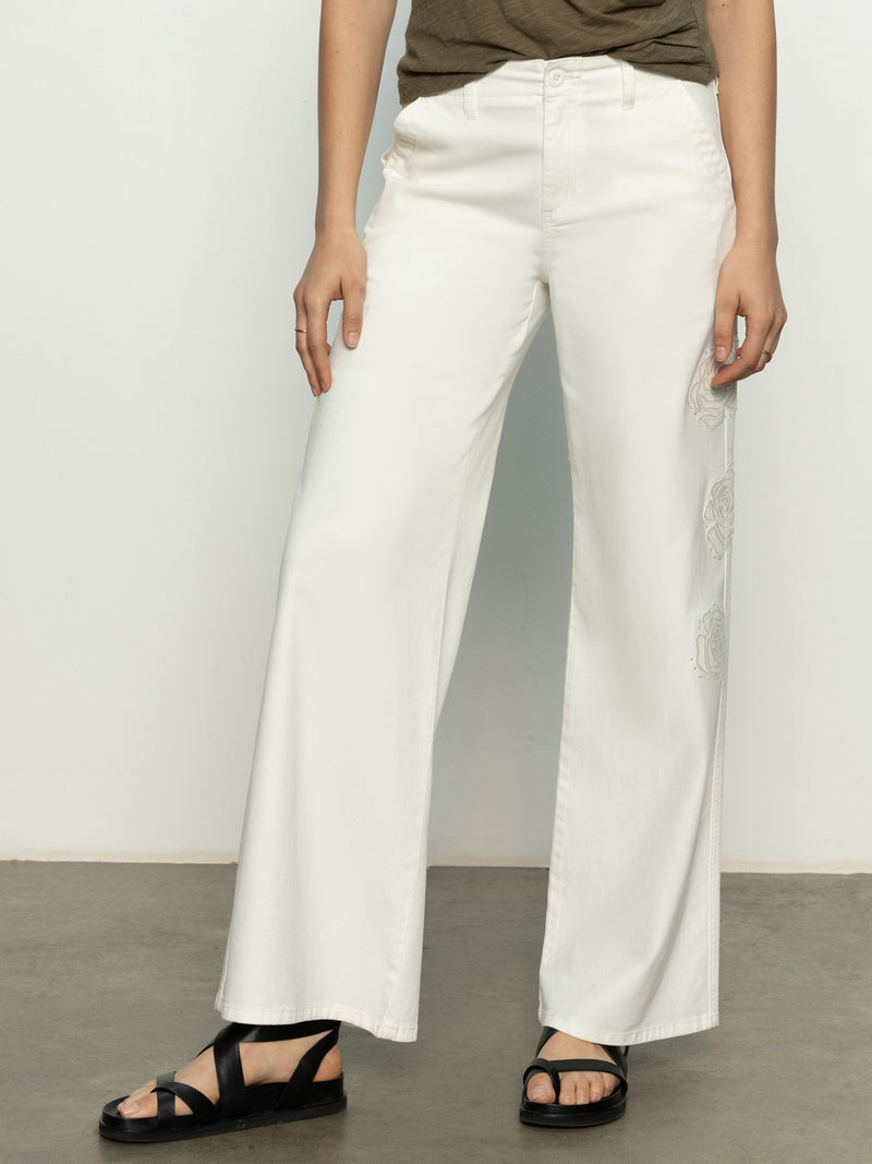 Rosette Army High Rise Pant Powdered Sugar alt 1