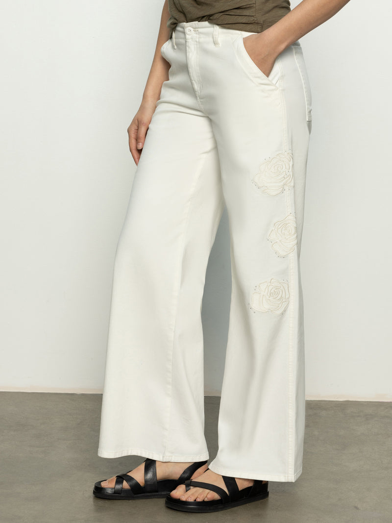 Rosette Army High Rise Pant Powdered Sugar alt 4