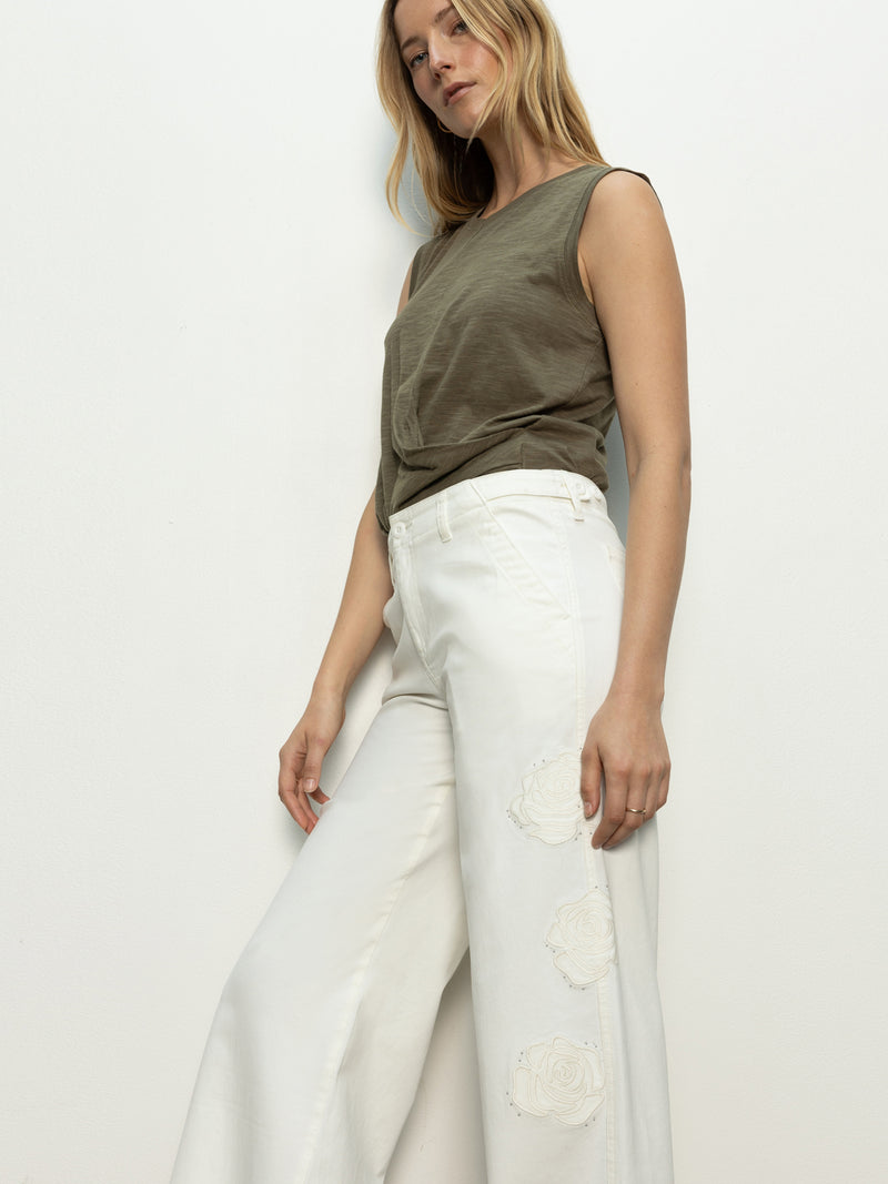 Rosette Army High Rise Pant Powdered Sugar alt 2