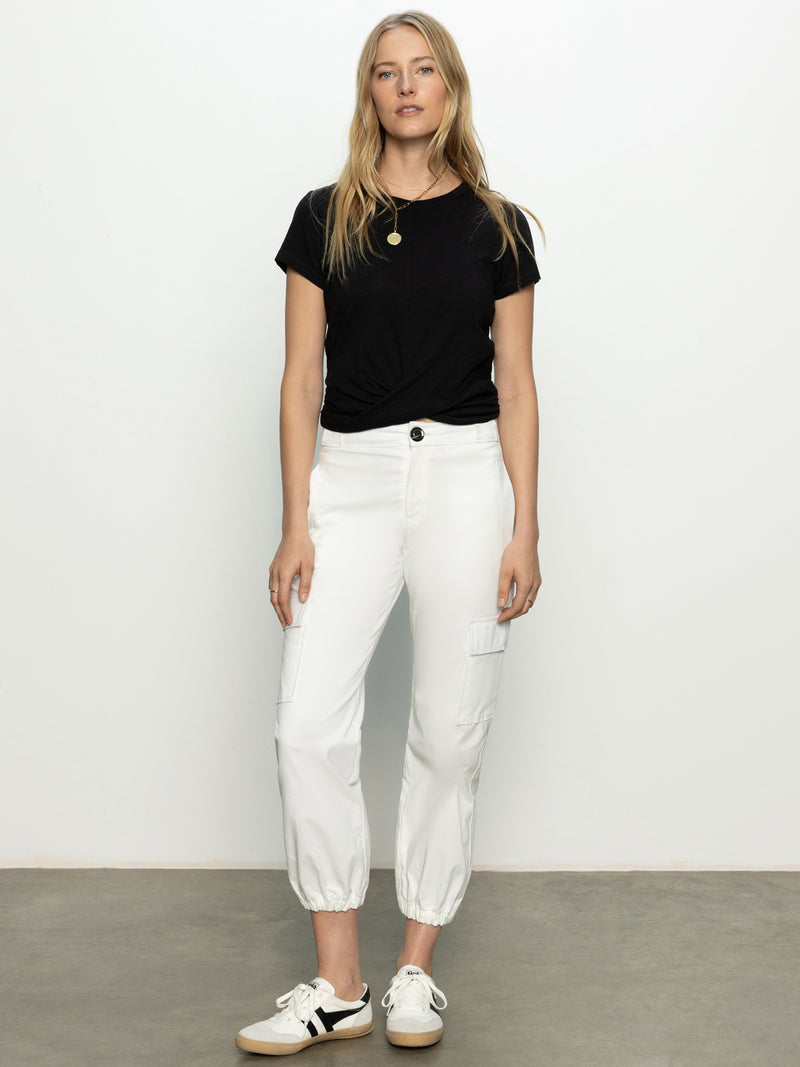 Take Over Jogger Mid-Rise Pant Bleached White alt 4
