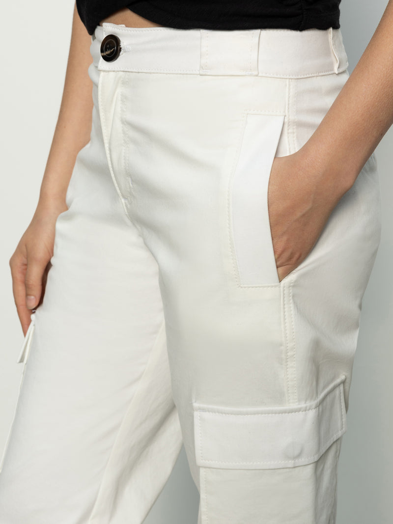 Take Over Jogger Mid-Rise Pant Bleached White alt 3