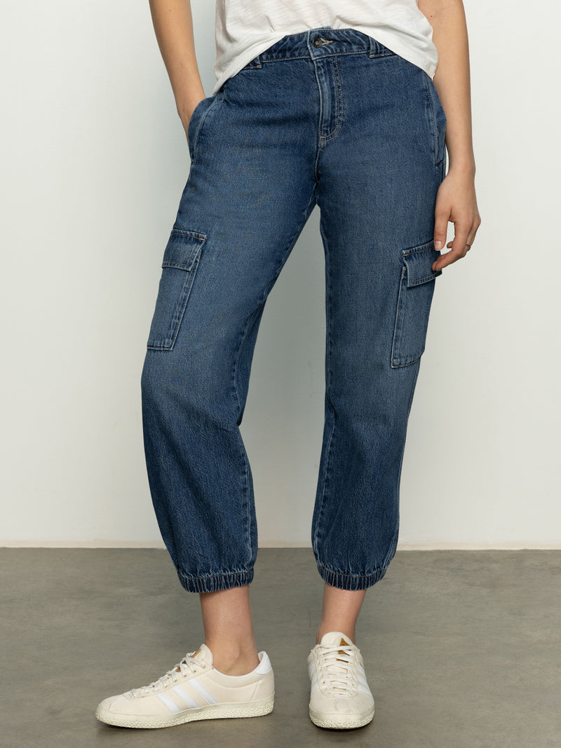 Take Over Jogger Mid-Rise Jeans Wow Me
