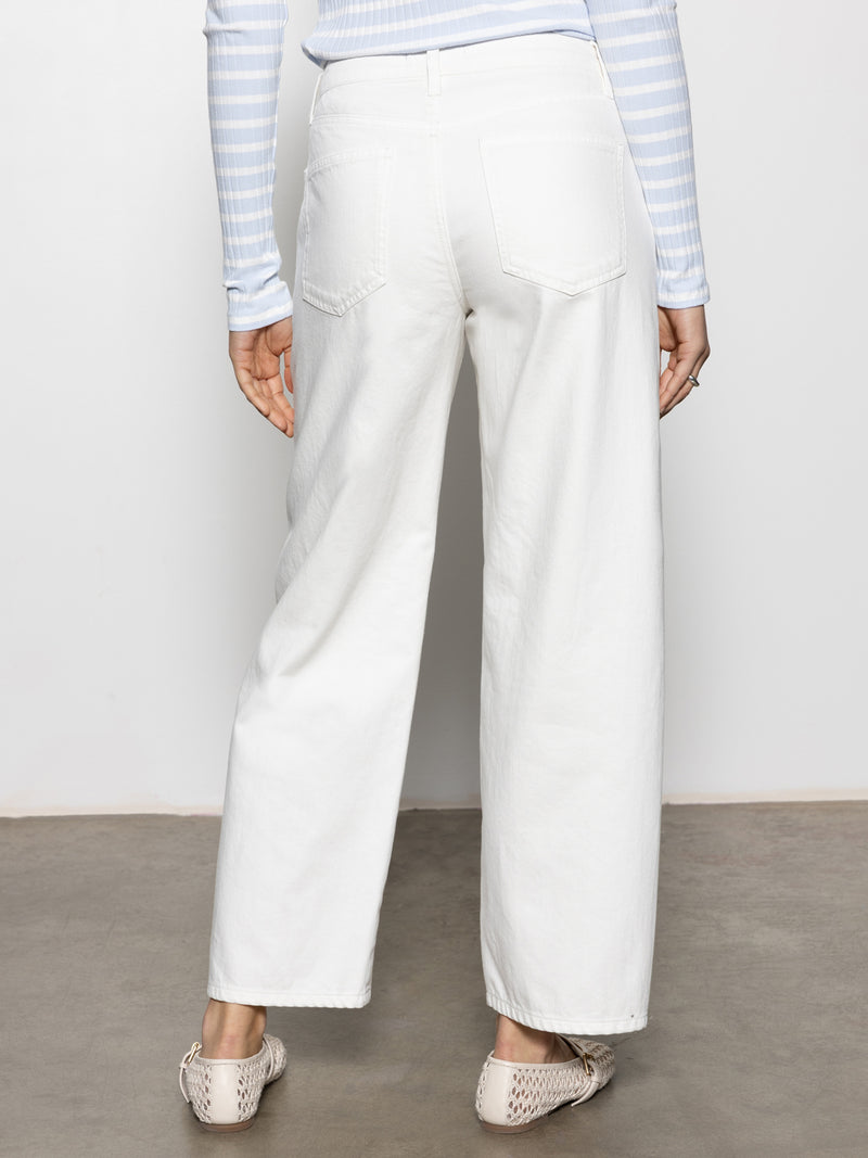 District Column Standard Rise Ankle Jean Bleached White alt 1
