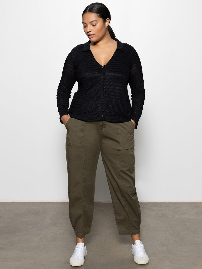 Sahara Tapered Standard Rise Pant Burnt Olive Extended Sizing alt 3