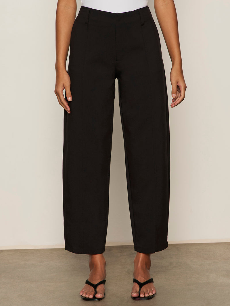 Polished Barrel Pant Black