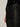 A close-up of a person wearing Sanctuary Clothing's slick brook bootcut pant in black, paired with a black sequined top, with their left hand resting by their side.