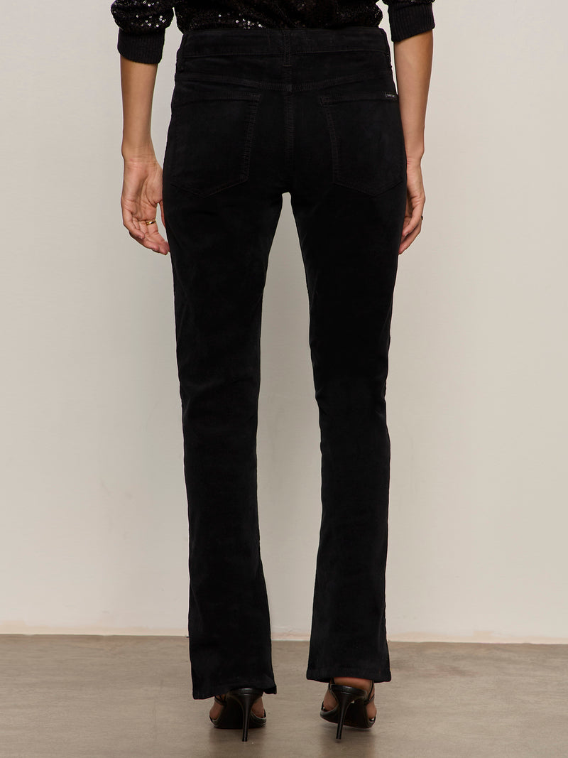 Velveteen Brook Bootcut Pant Black Petite Sizing alt 2