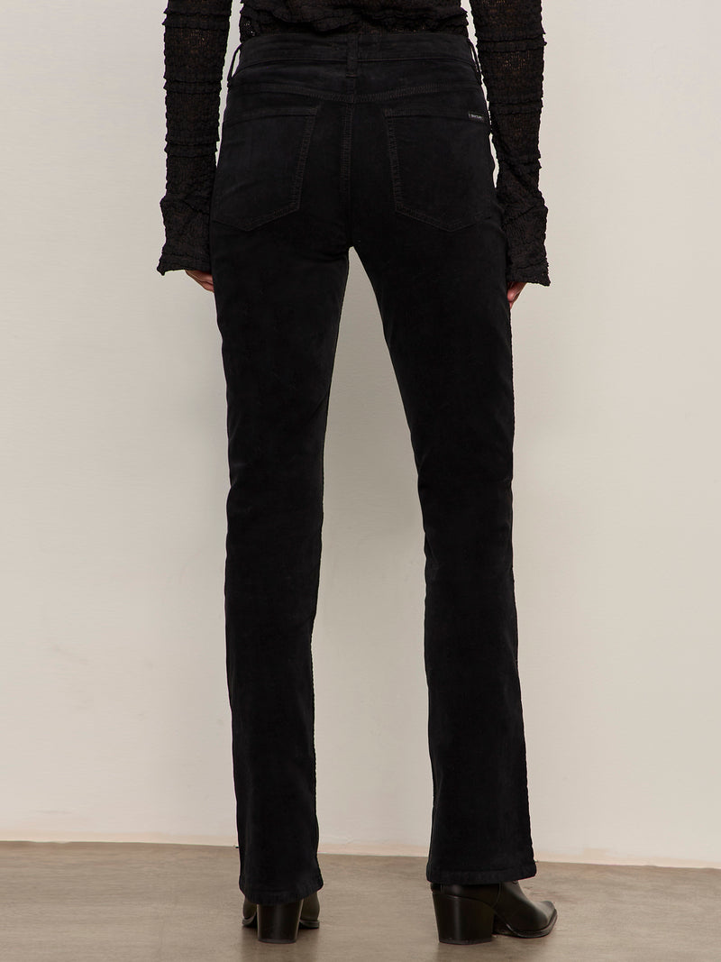 Velveteen Brook Bootcut Pant Black alt 2