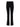 The Sanctuary Clothing velveteen brook bootcut pant in black petites features a high waist, front and back pockets, belt loops, and a button closure, shown against a white background.