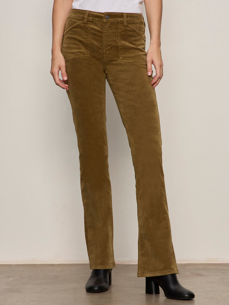 Velveteen Brook Bootcut Pant Dirty Martini