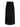 Black skirt with lace hem on a white background