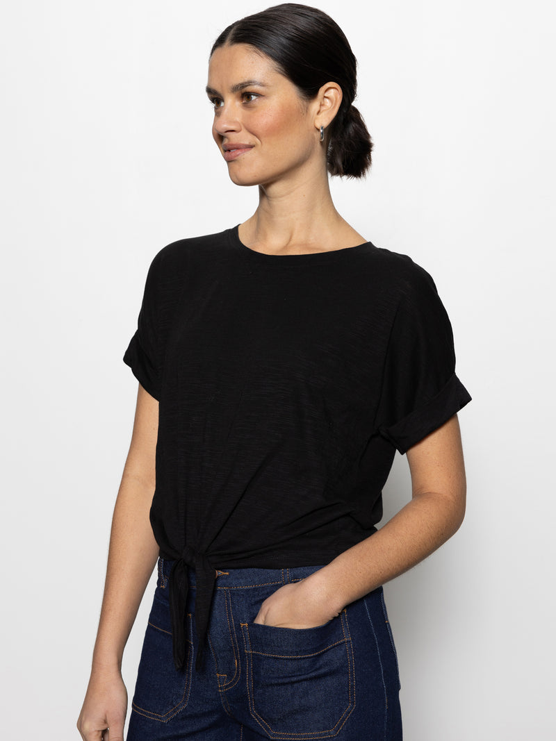 All Day Tie Tee Black alt 3