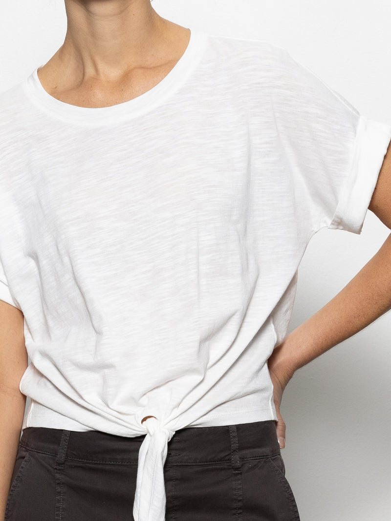All Day Tie Tee White alt 2