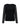 The Sanctuary Clothing long sleeveperfect mesh tee in black features sheer mesh sleeves and a solid body, displayed against a plain white background.