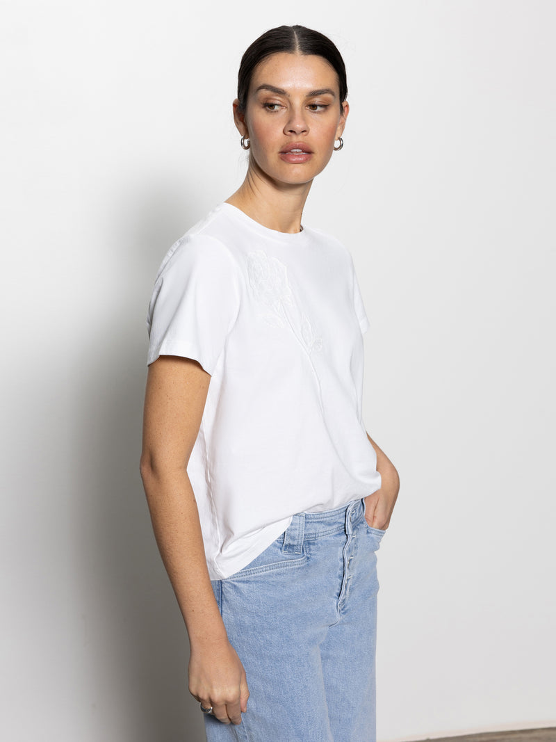 Rose Perfect Tee White alt 2