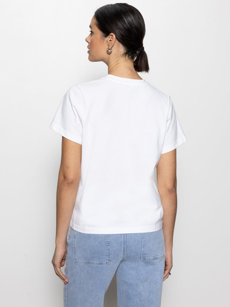 Rose Perfect Tee White alt 1