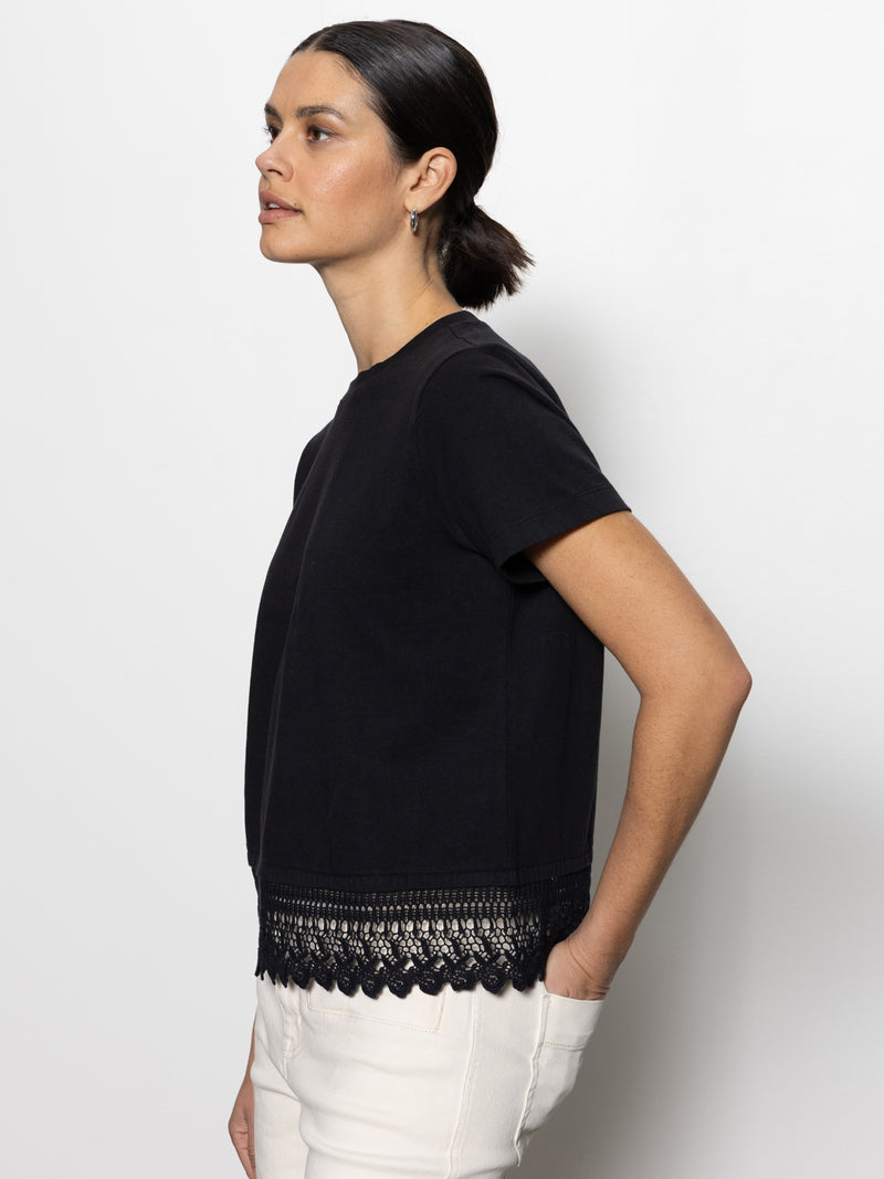 Lace Remix Perfect Tee Black alt 3