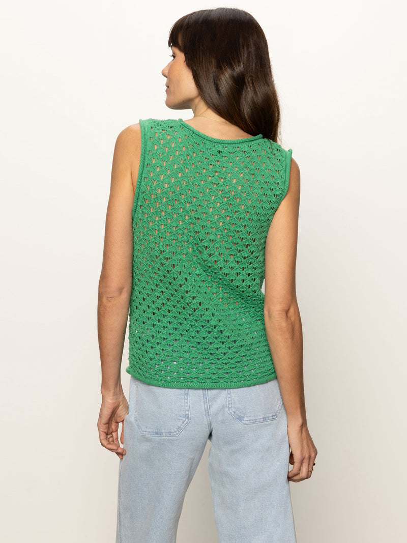Crochet Shell Sweater Palm alt 2