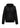 The Sanctuary Clothing beach hoodie black features a relaxed fit, vertical mesh open-knit design, ribbed cuffs, hem, and hood edge, plus a front drawstring on the hood.