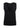 A sleeveless black knitted button-front vest with a deep V-neckline and ribbed hem from Sanctuary Clothing, displayed on a white background.