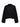 The Sanctuary Clothing forever cashmere popover in black is a relaxed-fit, long-sleeve knit sweater with a high neckline, shown against a white background.