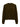 The "zip it sweater dirty martini" by Sanctuary Clothing is a long-sleeve, dark olive green knit with a crew neck, ribbed cuffs and hem, plus a subtle diagonal zipper detail near the neckline.