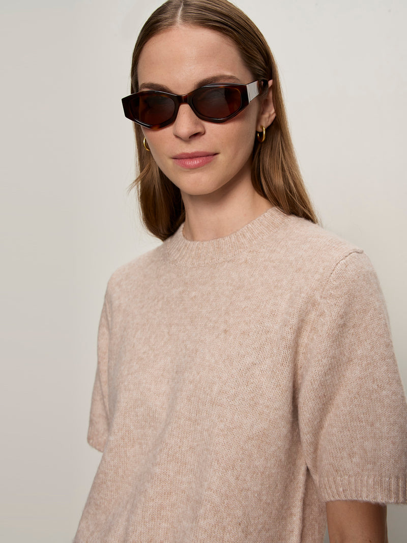 Perfect Sweater Tee Fawn alt 2