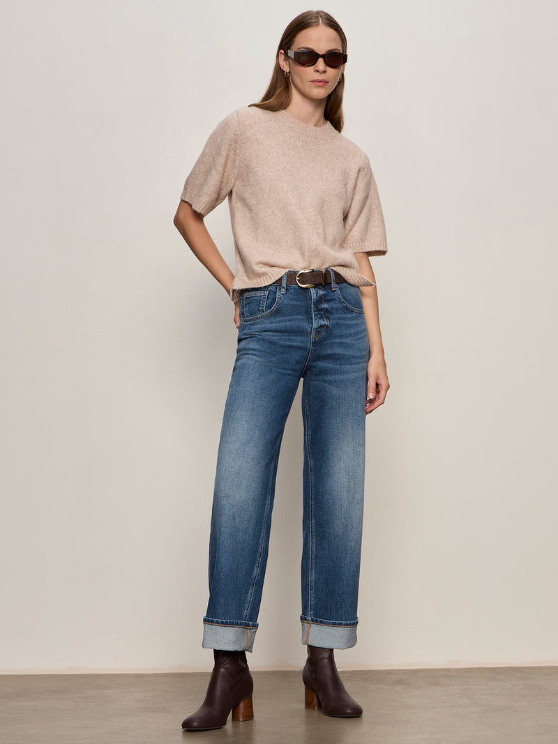 Perfect Sweater Tee Fawn alt 4