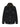 The Sanctuary Clothing boyfriend trucker jacket in washed black denim features long sleeves, chest pockets, a faux fur leopard print collar in brown and black, silver buttons, and visible white stitching.