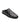 The Sanctuary Clothing bari studs mule black is a slip-on shoe featuring a flat sole and an upper adorned with shiny silver metallic studs in various sizes.