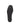 The image shows the black sole of the bari studs mule by Sanctuary Clothing. It features a square toe, textured front tread, and a small logo with text at the center on a white background.