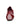 Front view of the gigi ballet flat in black wine by Sanctuary Clothing, featuring shiny dark red patent leather, a rounded toe, and a simple design, displayed on a white background.