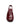 Front view of Sanctuary Clothing’s Opera Sling Back Pump in wine, featuring shiny patent leather, a closed toe, elastic back strap, and low-profile sole on a white background.
